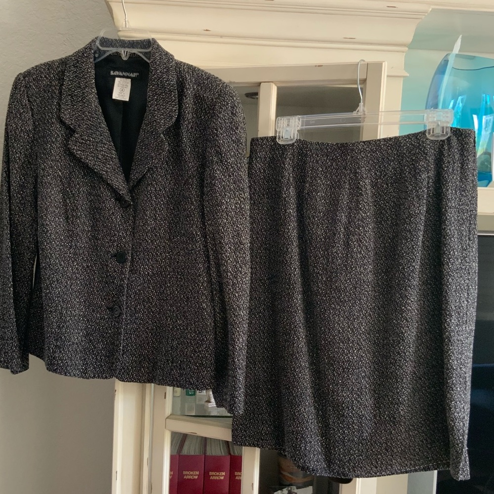 Size 12 skirt suit.